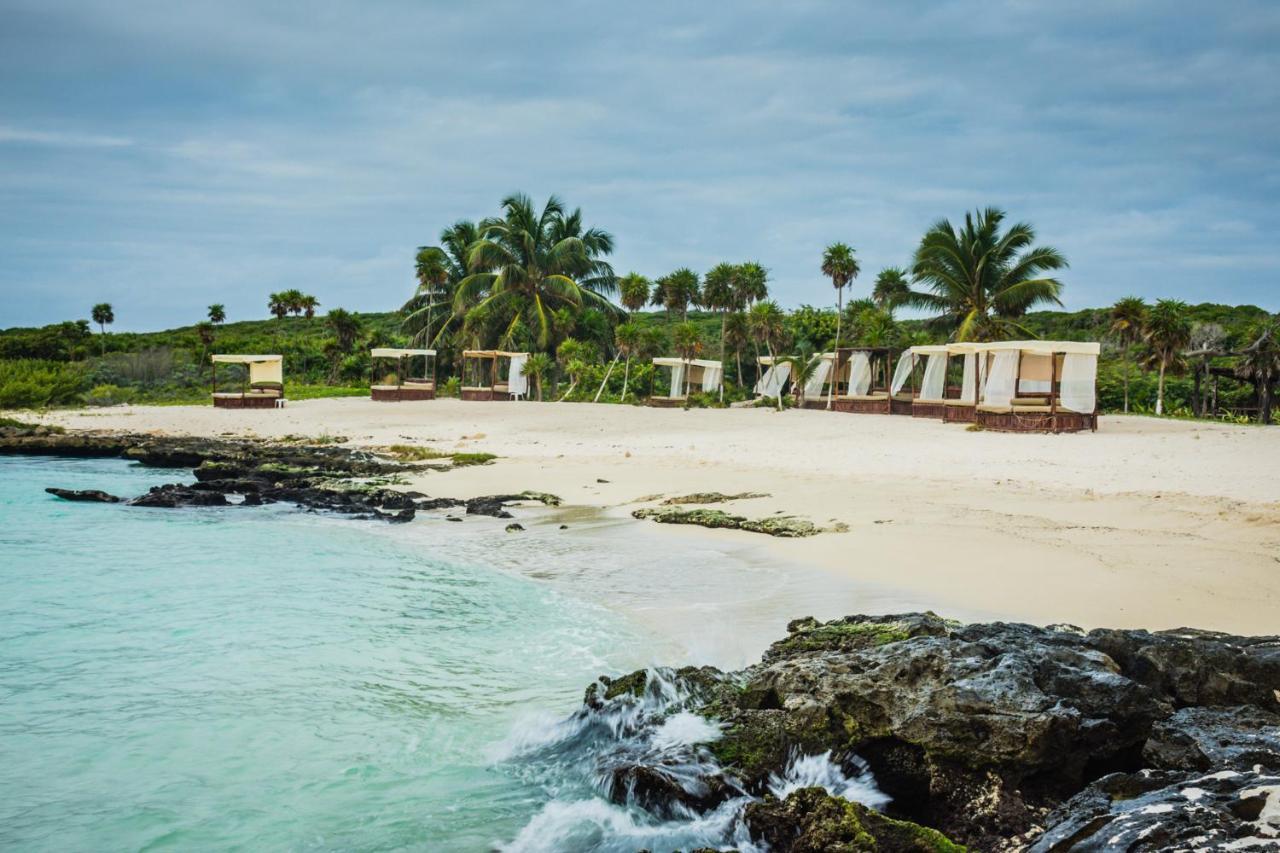 Caleta Tankah Hotel Tulum Exterior foto
